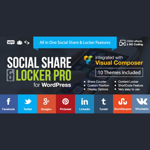 Social Share & Locker Pro Wordpress Plugin Social Share & Locker Pro Wordpress Plugin