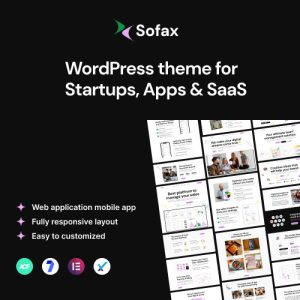 Sofax - Software & Startup WordPress Theme