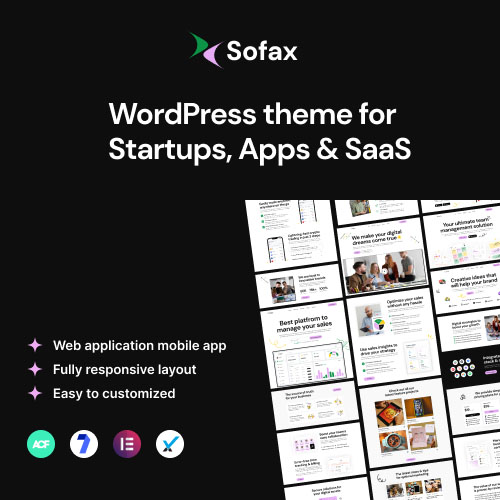 Sofax - Software & Startup WordPress Theme Sofax - Software & Startup WordPress Theme