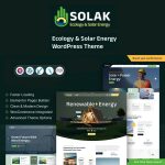 Solak - Ecology & AI Solar Energy WordPress Theme