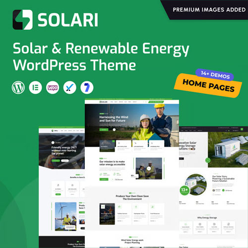 Solari - Ecology & Solar Energy WordPress Theme Solari - Ecology & Solar Energy WordPress Theme