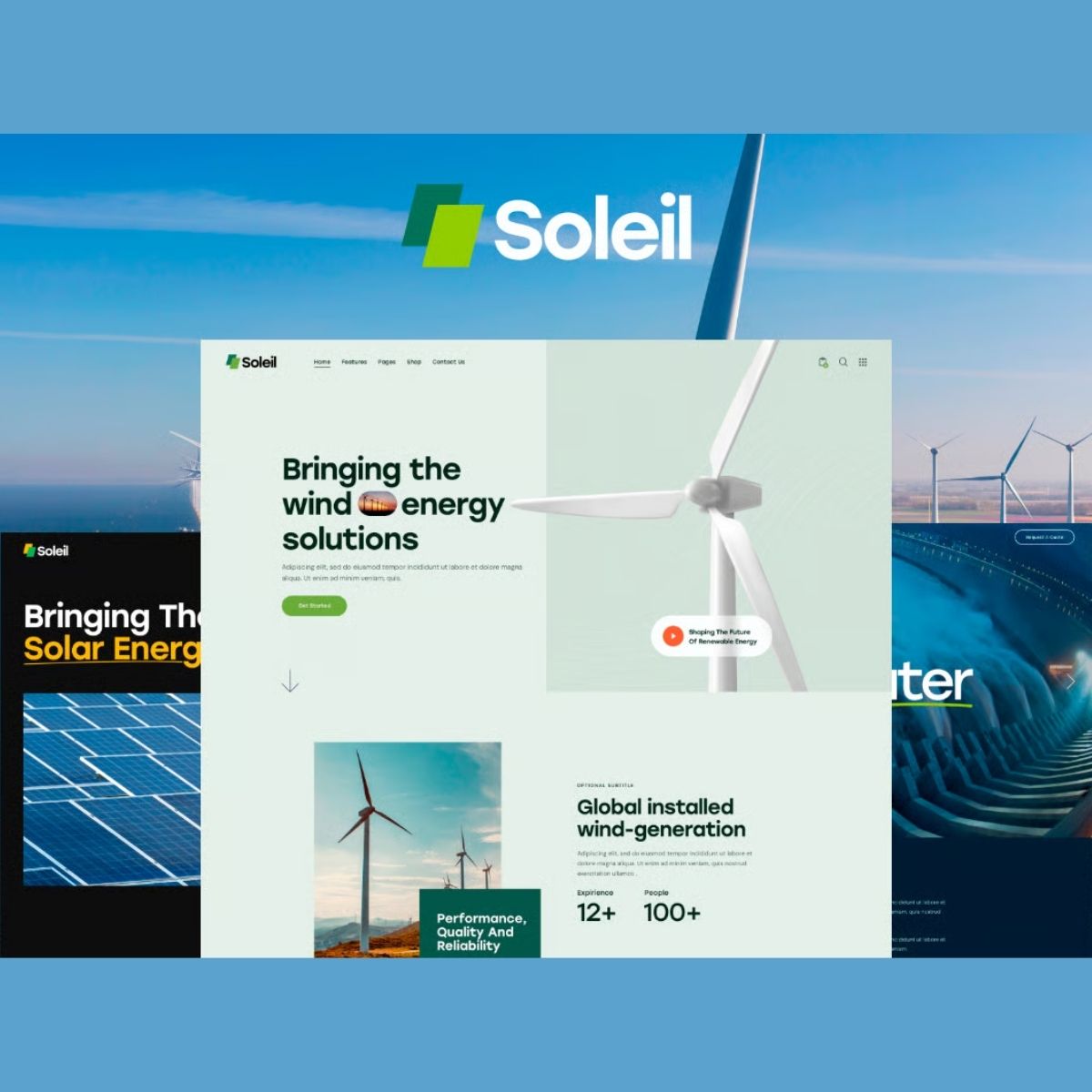 Soleil - Solar Panels WordPress Theme Soleil - Solar Panels WordPress Theme
