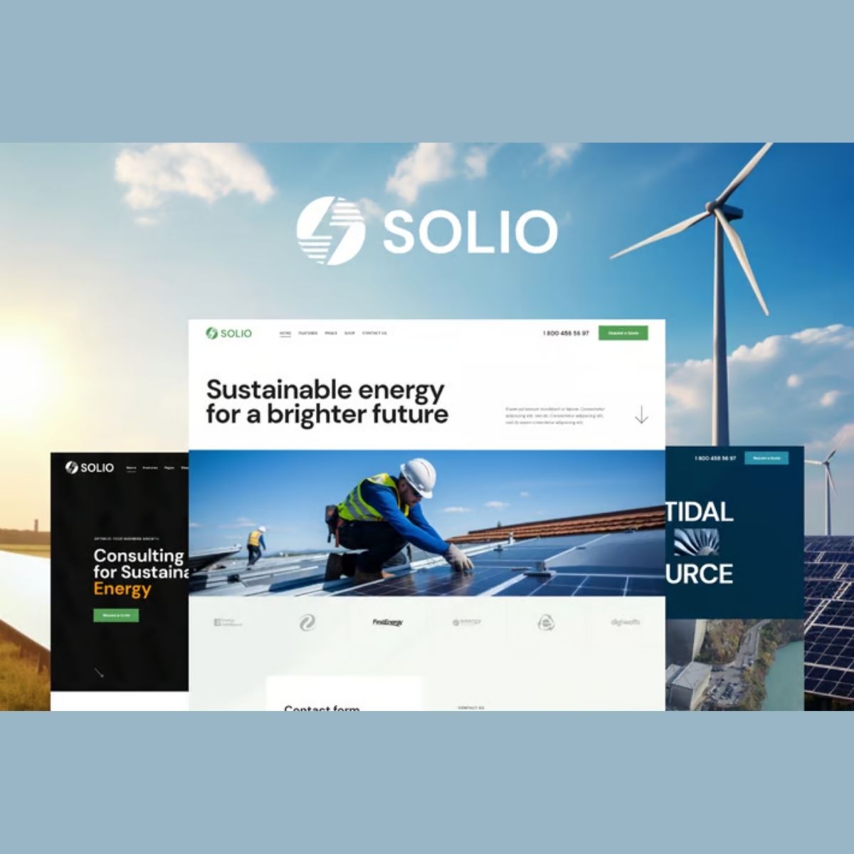 Solio - Green Power & Renewable Energy WordPress Theme Solio - Green Power & Renewable Energy WordPress Theme