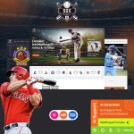 Sox - Baseball Team Sports WordPress Theme