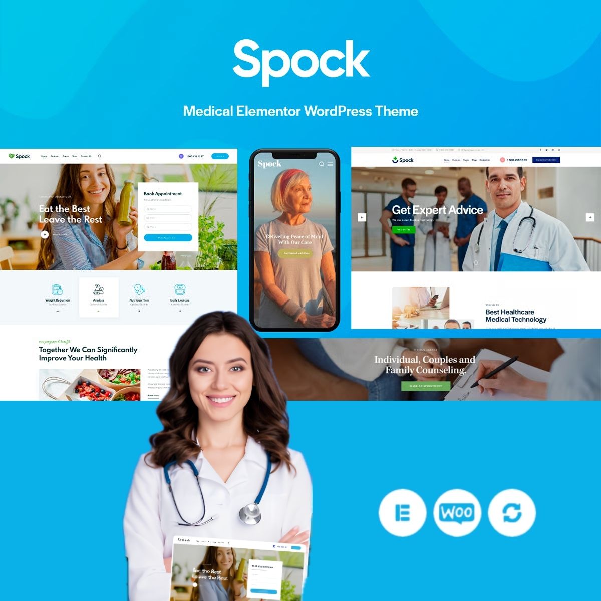 Spock - Medical Doctor Dentist & Beauty WordPress Theme Spock - Medical Doctor Dentist & Beauty WordPress Theme