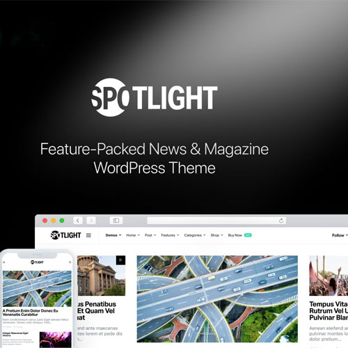 Spotlight - Feature-Packed News & Magazine WordPress Theme Spotlight - Feature-Packed News & Magazine WordPress Theme