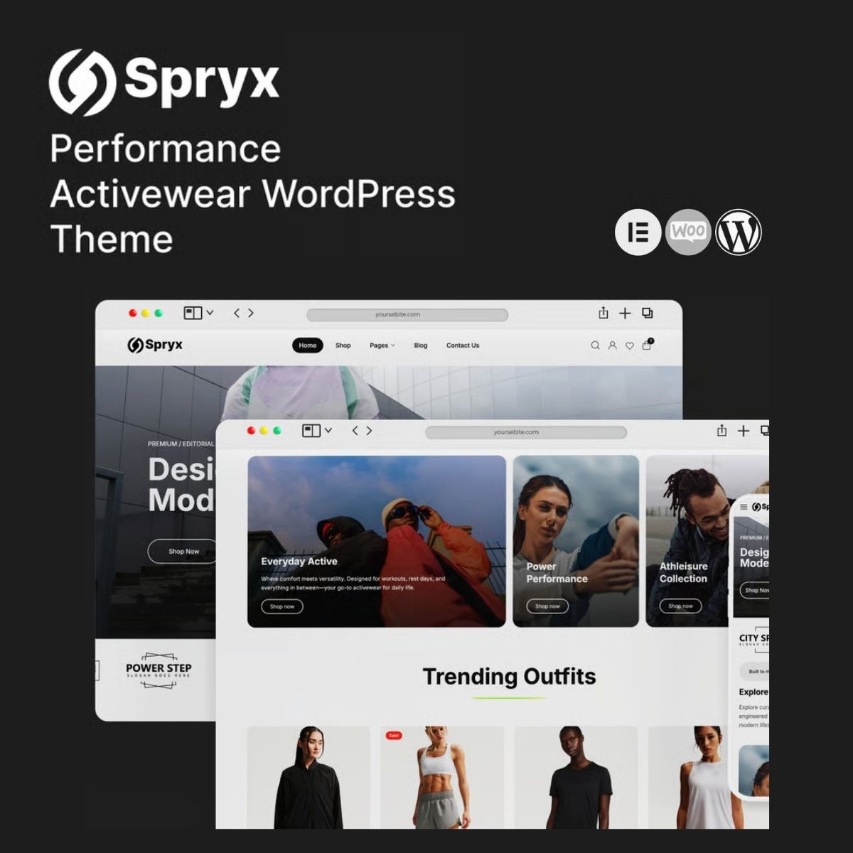 Spryx - Performance Activewear WordPress Theme Spryx - Performance Activewear WordPress Theme