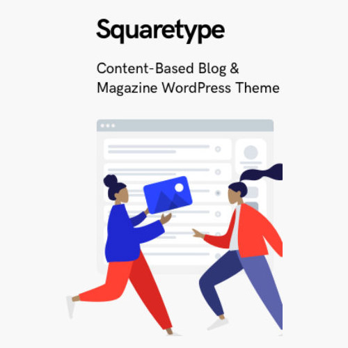 Squaretype - Modern Blog WordPress Theme Squaretype - Modern Blog WordPress Theme