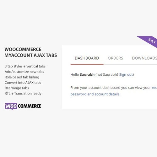 SS WooCommerce Myaccount Ajax Tabs SS WooCommerce Myaccount Ajax Tabs