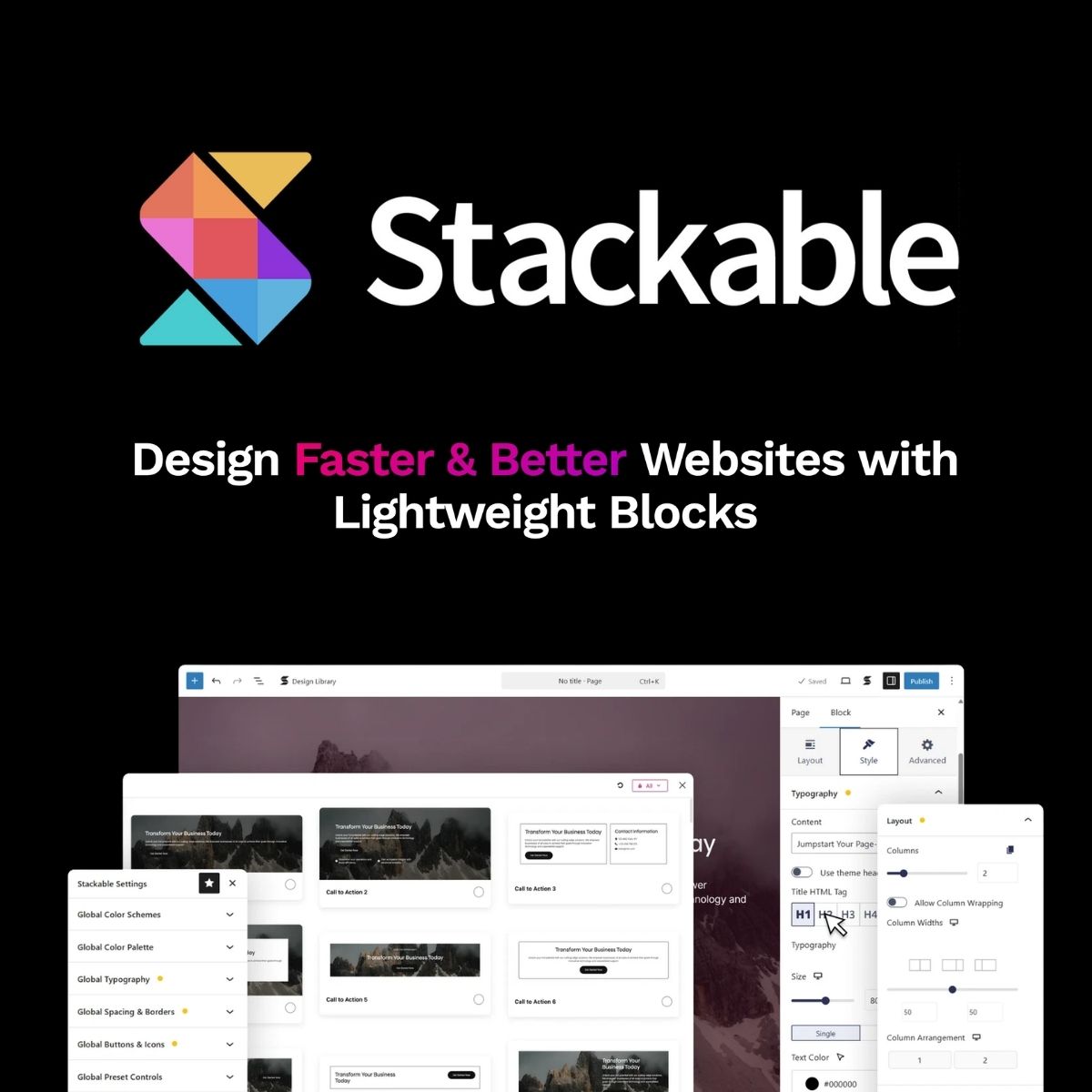 Stackable Premium WordPress Block Editor Stackable Premium WordPress Block Editor