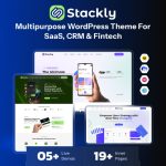 Stackly – Multipurpose WordPress Theme for SaaS, CRM & Fintech