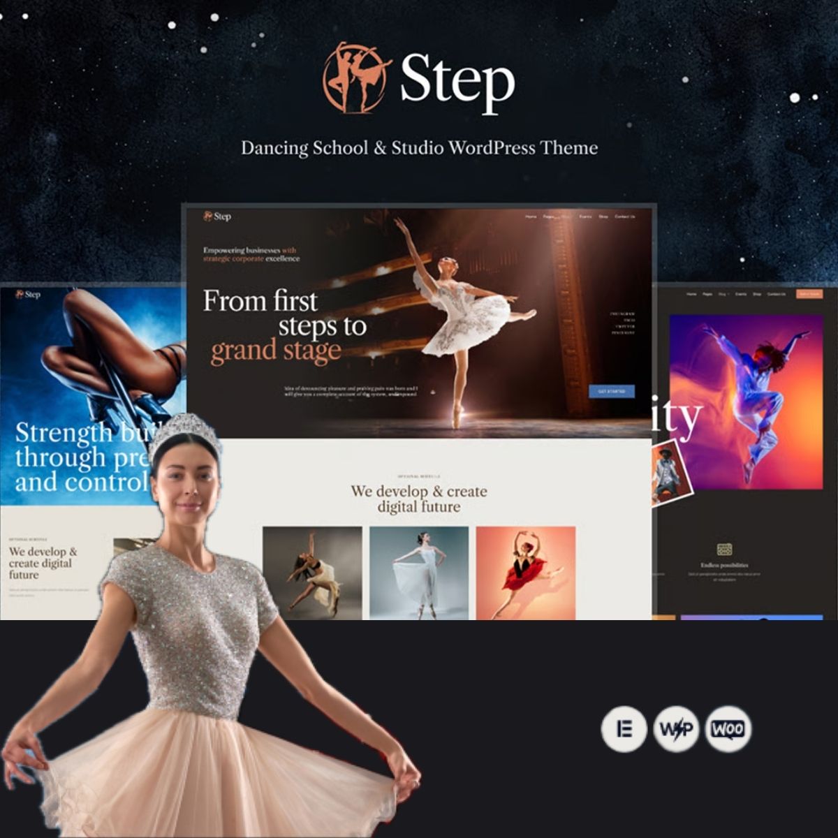 Step - Dancing School & Studio WordPress Theme Step - Dancing School & Studio WordPress Theme
