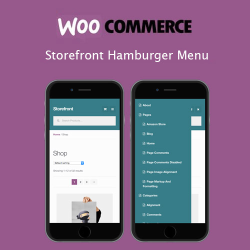 Storefront Hamburger Menu Storefront Hamburger Menu