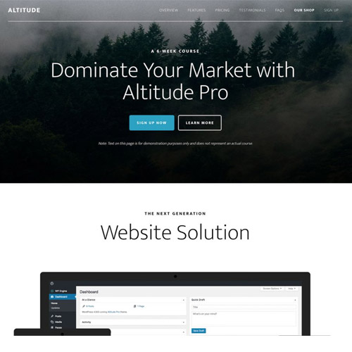 StudioPress Altitude Pro Genesis WordPress Theme StudioPress Altitude Pro Genesis WordPress Theme