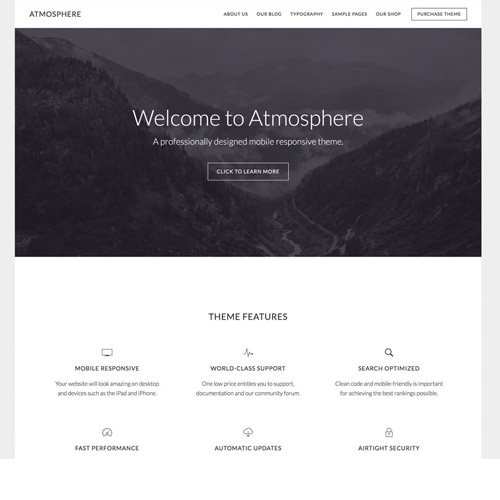 StudioPress Atmosphere Pro Genesis WordPress Theme StudioPress Atmosphere Pro Genesis WordPress Theme
