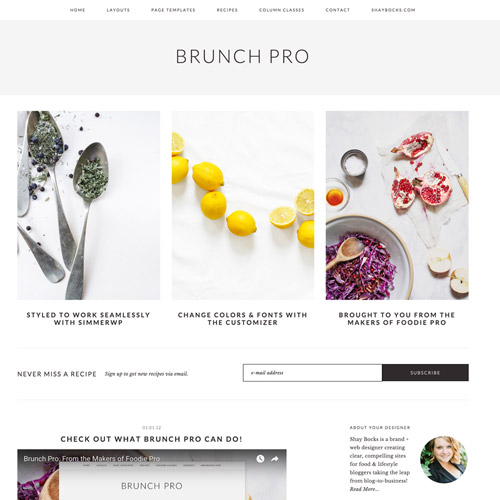 StudioPress Brunch Pro Genesis WordPress Theme StudioPress Brunch Pro Genesis WordPress Theme