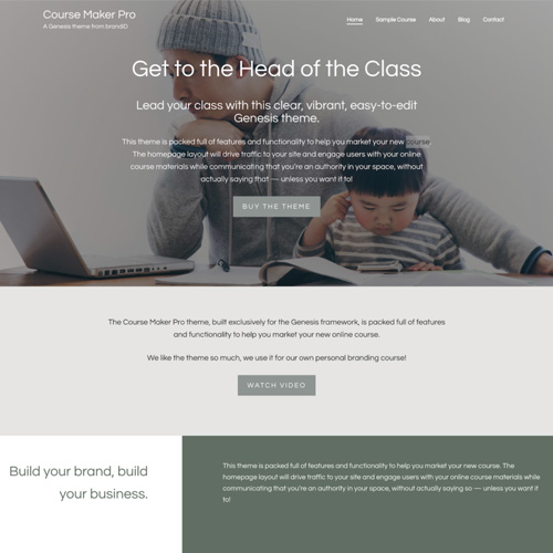 StudioPress Course Maker Pro Genesis WordPress Theme StudioPress Course Maker Pro Genesis WordPress Theme