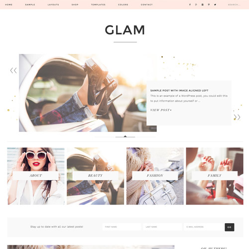 StudioPress Glam Pro Genesis WordPress Theme StudioPress Glam Pro Genesis WordPress Theme