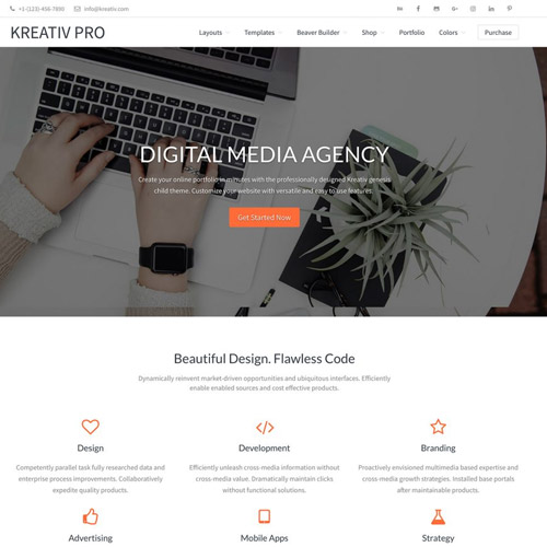 StudioPress Kreativ Pro Genesis WordPress Theme StudioPress Kreativ Pro Genesis WordPress Theme