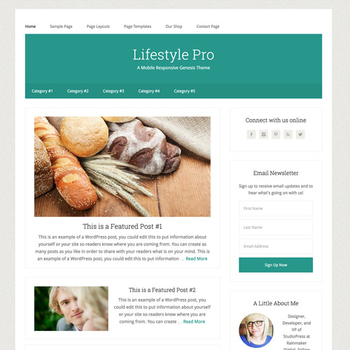 StudioPress Lifestyle Pro Genesis WordPress Theme StudioPress Lifestyle Pro Genesis WordPress Theme