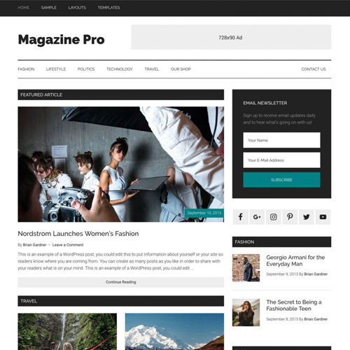 StudioPress Magazine Pro Genesis WordPress Theme StudioPress Magazine Pro Genesis WordPress Theme