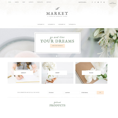 StudioPress Market Pro Genesis WordPress Theme StudioPress Market Pro Genesis WordPress Theme