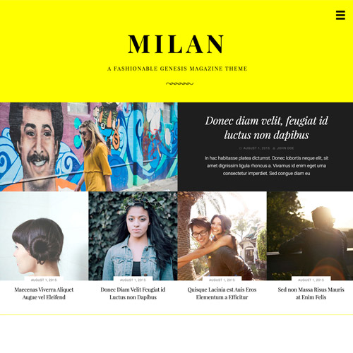 StudioPress Milan Pro Genesis WordPress Theme StudioPress Milan Pro Genesis WordPress Theme