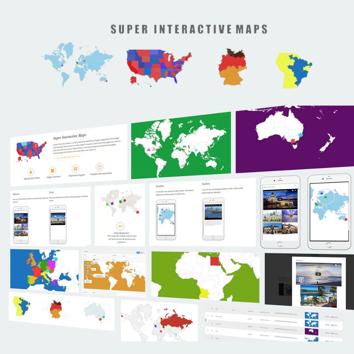 Super Interactive Maps for WordPress Super Interactive Maps for WordPress