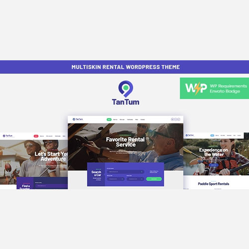 TanTum | Car, Scooter, Boat & Bike Rental Services WordPress Theme TanTum | Car, Scooter, Boat & Bike Rental Services WordPress Theme