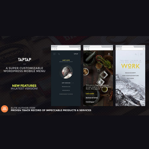 TapTap: A Super Customizable WordPress Mobile Menu TapTap: A Super Customizable WordPress Mobile Menu