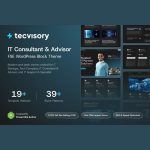 Tecvisory – IT Consultant & Advisory Gutenverse FSE WordPress Block Theme