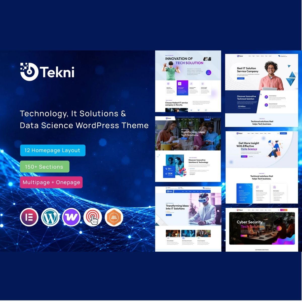 Tekni - IT Solutions & Technology WordPress Theme Tekni - IT Solutions & Technology WordPress Theme