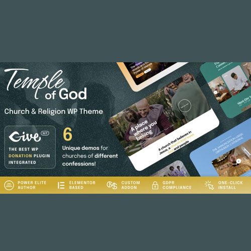 Temple of God - Religion and Church WordPress Theme Temple of God - Religion and Church WordPress Theme