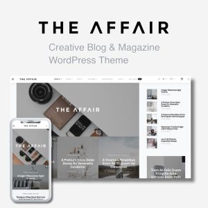 The Affair - Creative Theme for Personal Blogs and Magazines