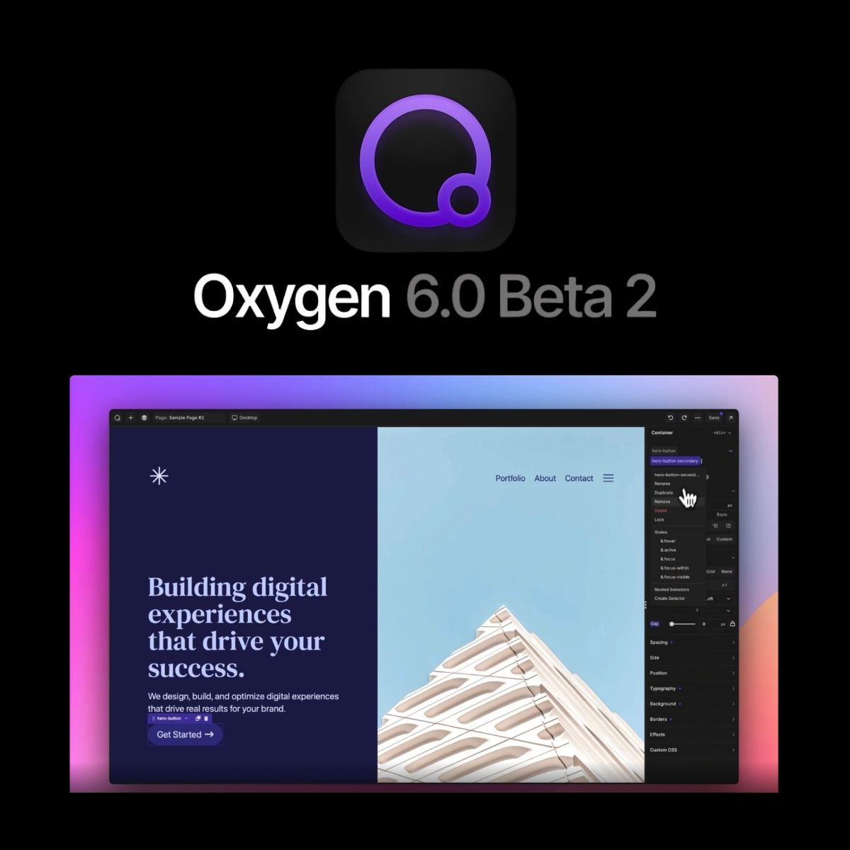 The New Oxygen Builder The New Oxygen Builder