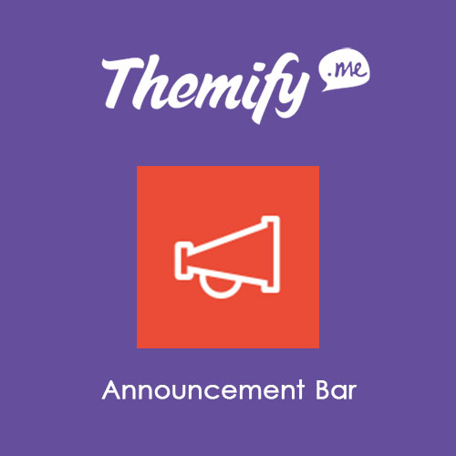 Themify Announcement Bar Themify Announcement Bar