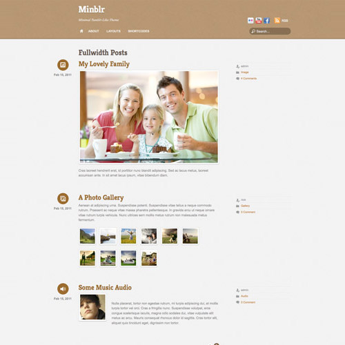 Themify Minblr WordPress Theme Themify Minblr WordPress Theme
