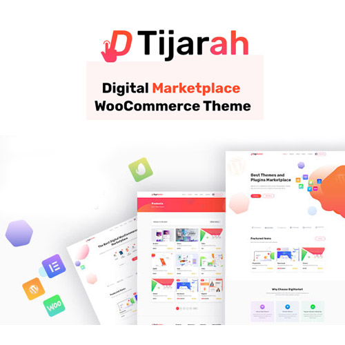 Tijarah - Digital Marketplace WooCommerce Theme Tijarah - Digital Marketplace WooCommerce Theme