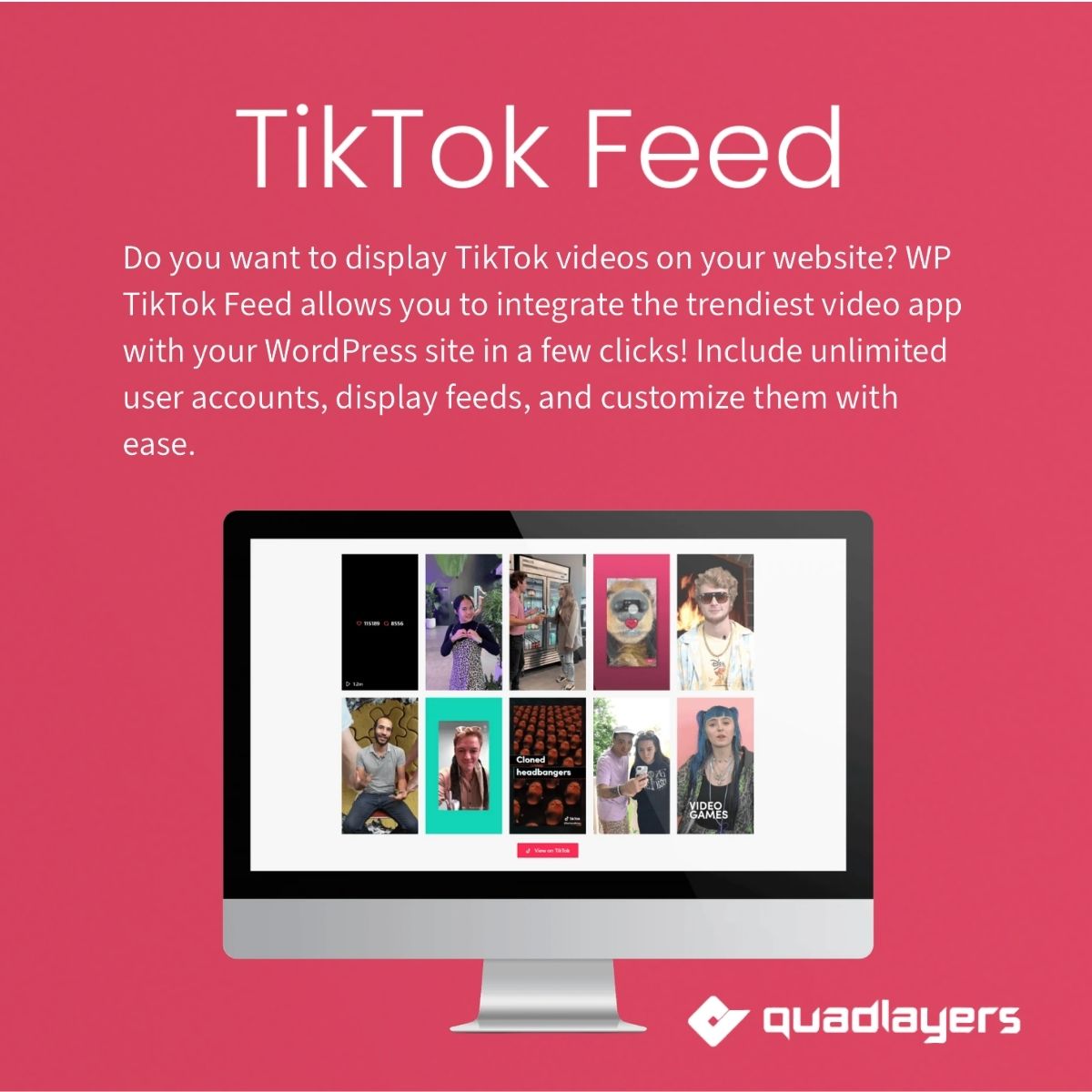 TikTok Feed Pro by Quadlayers TikTok Feed Pro by Quadlayers