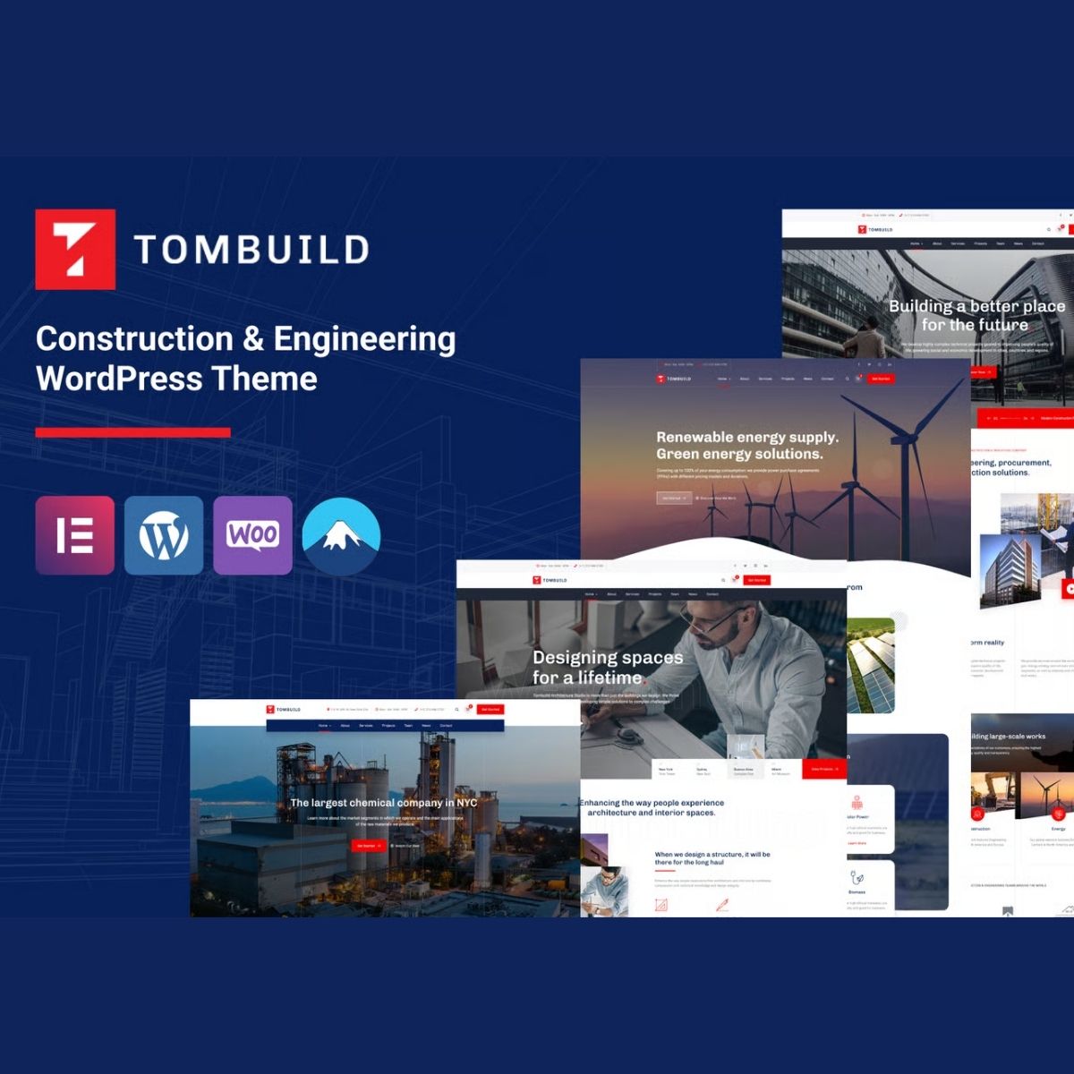Tombuild – Construction & Engineering WordPress Theme Tombuild – Construction & Engineering WordPress Theme
