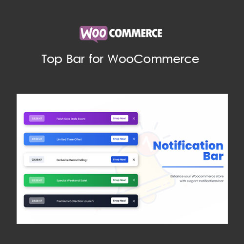 Top Bar for WooCommerce Top Bar for WooCommerce