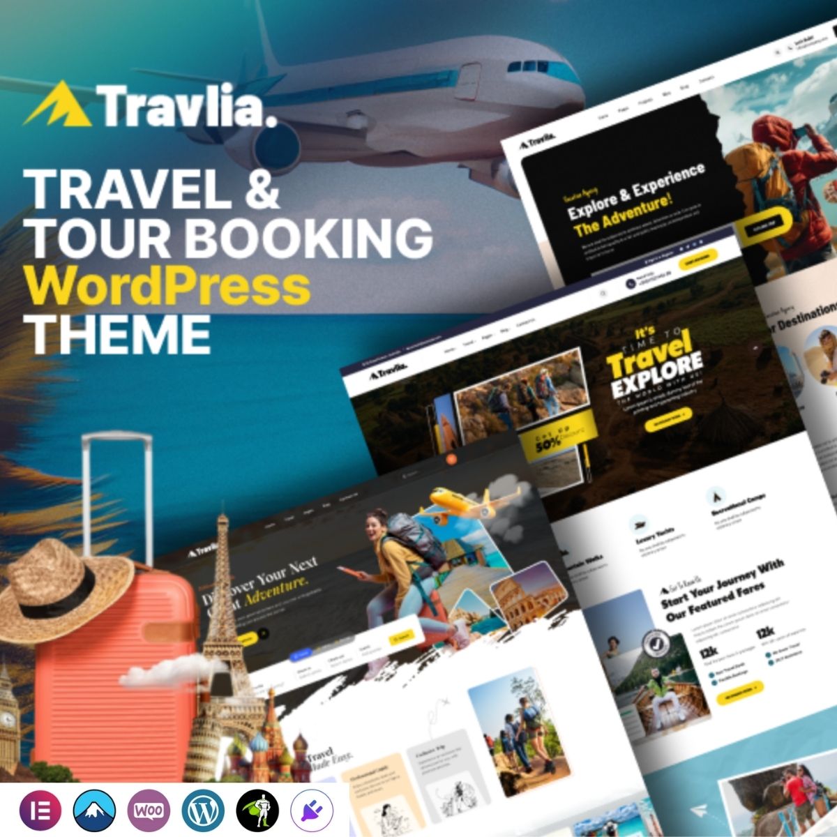Travlia - Travel & Tour Booking WordPress Theme Travlia - Travel & Tour Booking WordPress Theme