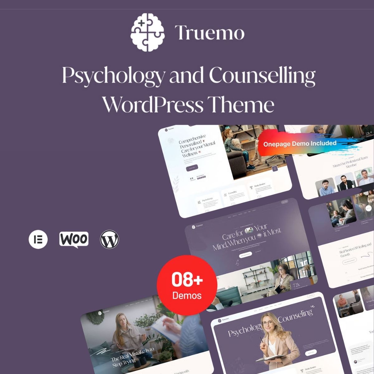 Truemo - Psychology and Counseling WordPress Theme Truemo - Psychology and Counseling WordPress Theme