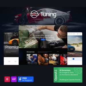 Tuning - Car Detailing & Auto Spa WordPress theme