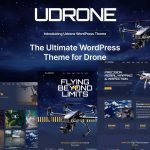 Udrone - Drone UAV Business & Aerial Videography WordPress Theme