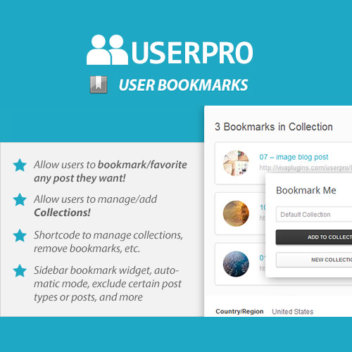 UserPro - WordPress User Bookmarks Add-on UserPro - WordPress User Bookmarks Add-on