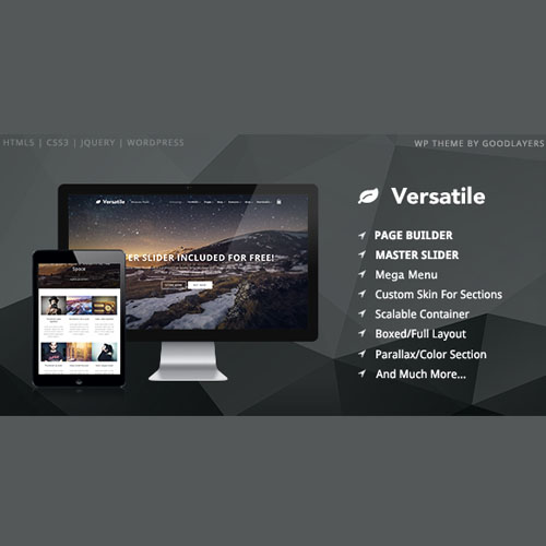 Versatile - Responsive Multi-Purpose WordPress Versatile - Responsive Multi-Purpose WordPress