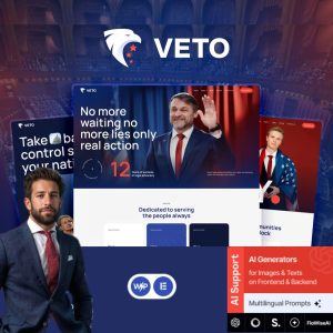 Veto - Politics, Campaign & Candidate WordPress Theme