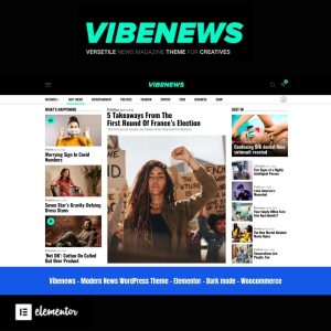 Vibenews - Newspaper & Magazine WordPress Theme