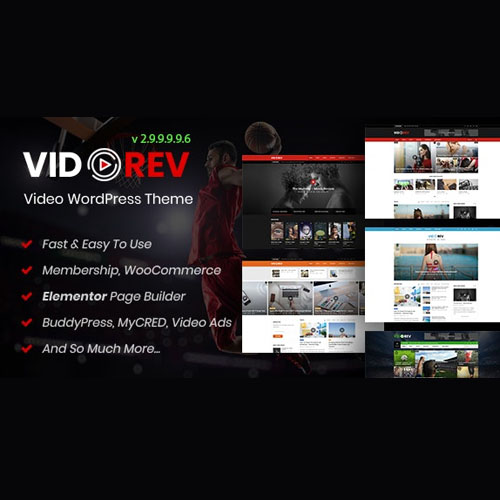 VidoRev - Video WordPress Theme VidoRev - Video WordPress Theme